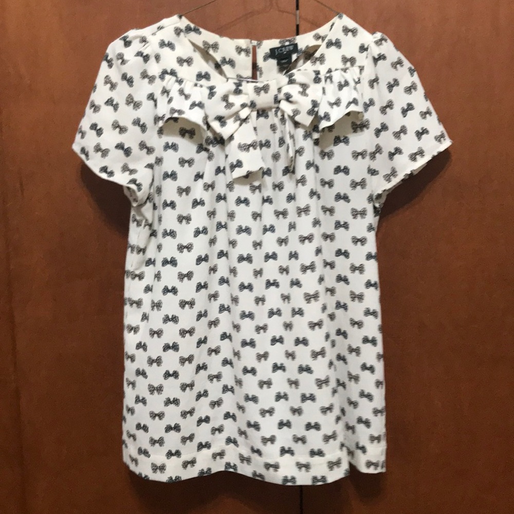 J Crew Bow Blouse